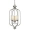Z-Lite Cardinal 3 Light Pendant, Brushed Nickel & Matte Opal 434-31-BN - alternate 1